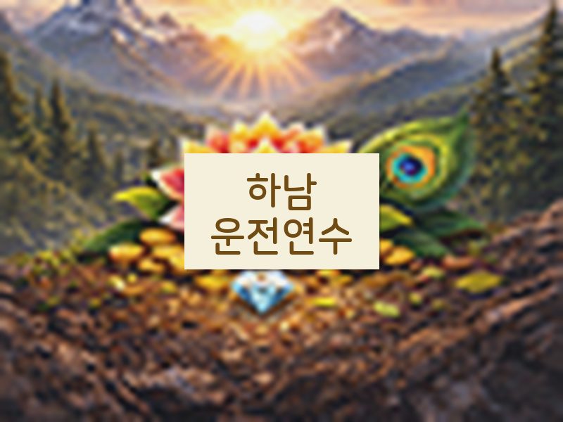 하남운전연수 후기