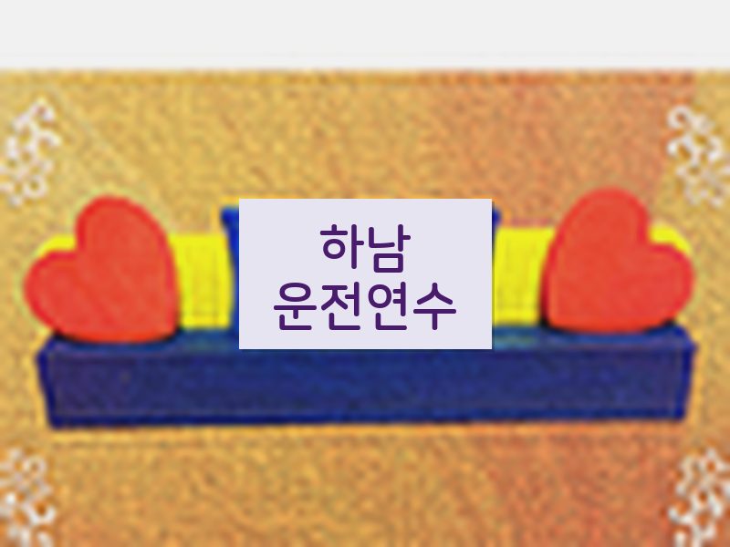 하남운전연수 후기