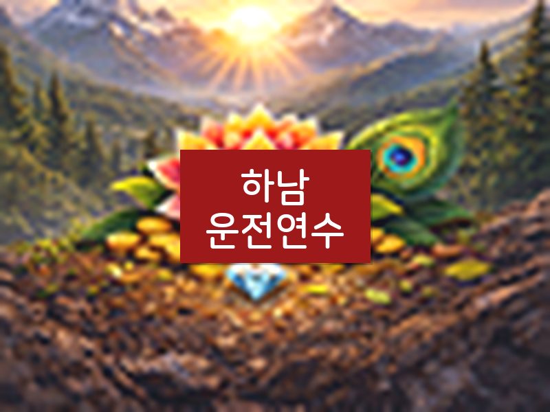 하남운전연수 후기