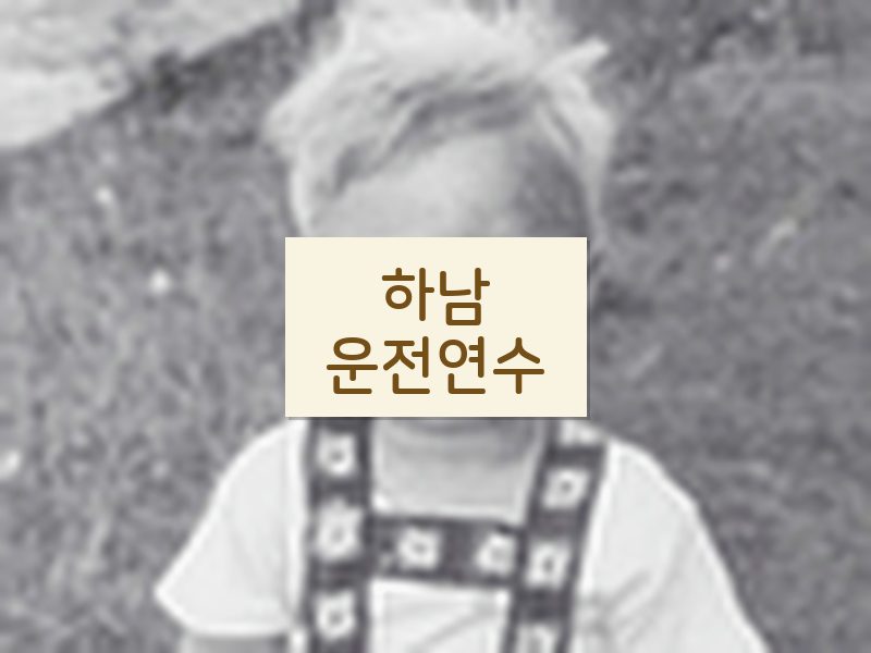 하남운전연수 후기