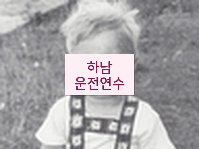 하남운전연수 후기